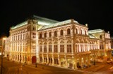 Wiener Oper bei Nacht